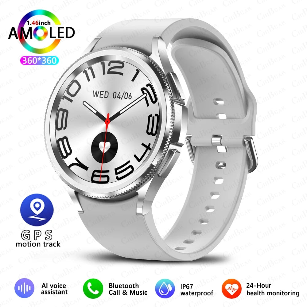 Watch 6 Classic Bluetooth Call Smart Watch Men GPS Outdoor